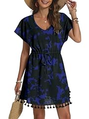 Black Floral Blue