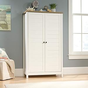 Sauder Cottage Road Storage Cabinet/ Pantry Cabinet, Soft White finish Sauder Cottage Road Storage Cabinet Pantry Cabinet Soft White finish
