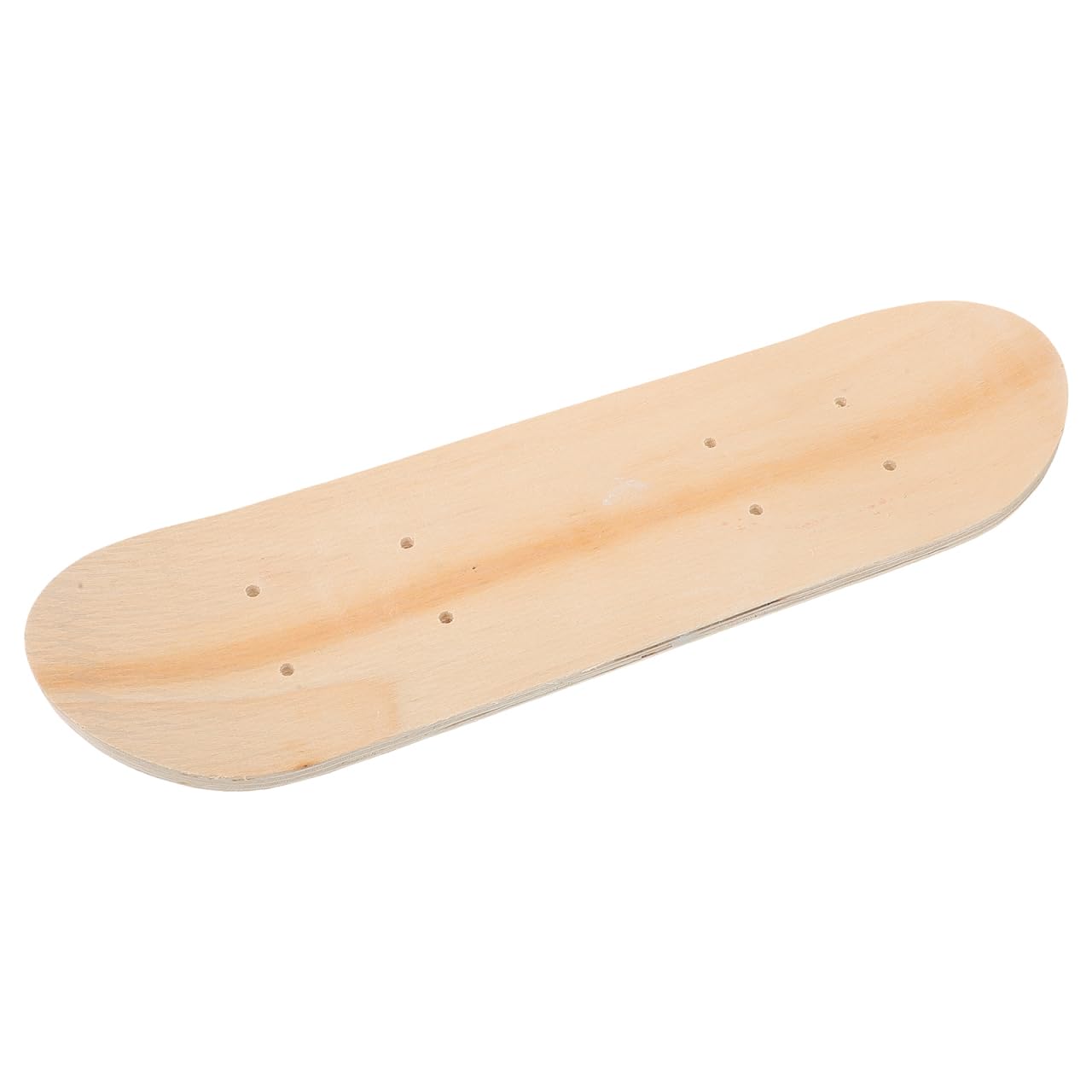 – Toyvian Blank Skateboard Deck 17 Inch 7-Ply Maple Wood Double Tail Unfinished Skateboard for Kids Diy Painting and Replacement Parts