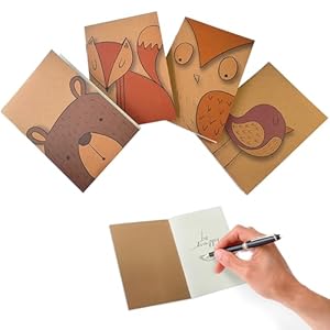 4 Pieces Mini Pocket Notebooks - Blank Notebook Set, Small Pocket Size, Work Diary or Planner, Beautiful Pocket Book, Gift for Kids and Teachers