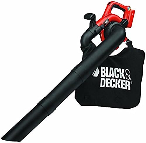 Black & Decker GWC3600LB-XJ Cordless Vacuum Blower Bare Unit, Black, 51.8x27.2x21.4 cm