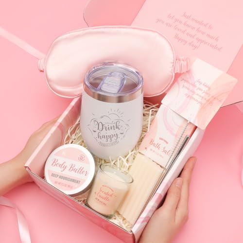 Rose Spa Gift Set for Women Self-Care Kit