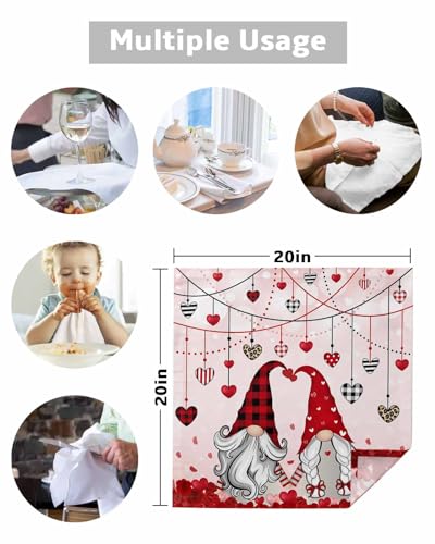 Servilletas de tela Jolunifun pack 4 50.5x50.5 cm miniatura 5