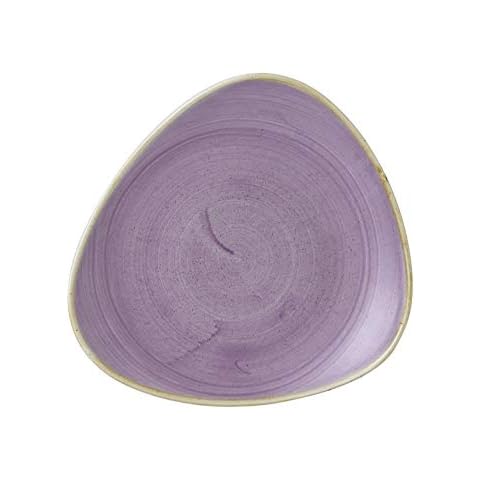 Churchill Stonecast -Triangle Plate Dreickigsteller Speiseteller Porzellanteller Unikat Handbemalter Teller- Durchmesser Cover