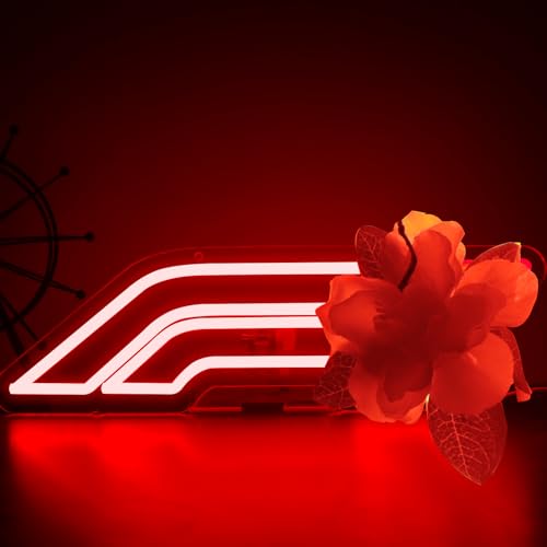 Image of Racing Neon Signs for Wall decor Racing Sports Led Lights sign for Man Cave Beer Bar Garage Art Wall DecorativeChristmas Birthday Party Gift16.1 * 4.8inch