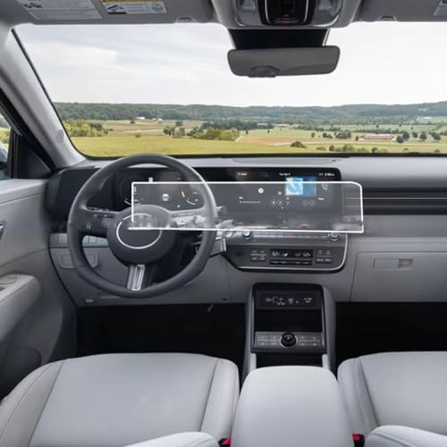 Film Écran GPS 12,3 Pouces Hyundai Kona Anti-Rayures en TPU Souple Haute Clarté