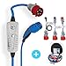 Produktbild NRGKICK - Pack NRGkick 32A - Borne de recharge mobile T2-2,3 à 22kW - 5m - Bluetooth - 20219 + Kit Adaptateurs 32A + Sac - P-NRG-20220+3ADAP+SAC