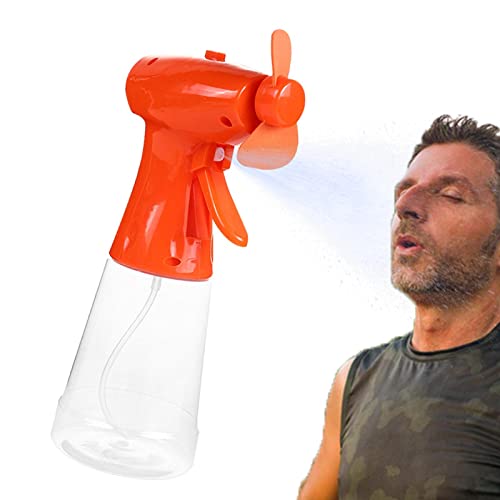 Dubbulon nebulización portátil, Ventilador Personal pequeño, rociado Agua Ventiladores refrigeración Que Funcionan con baterías para Exteriores, Interiores, Viajes