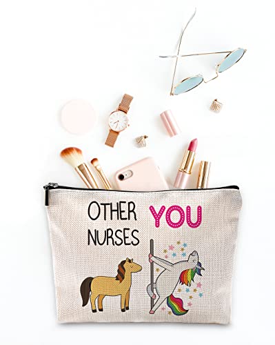 Sufamb Funny Other Nurses and You Makeup Bag,Nurse Nursing Cosmetic Pouch for Women,Nurse Gifts for Nursing Student,Nurses Week Gifts,Nurse Graduation Birthday Gifts for Her,Nurse Gifts from Patient3