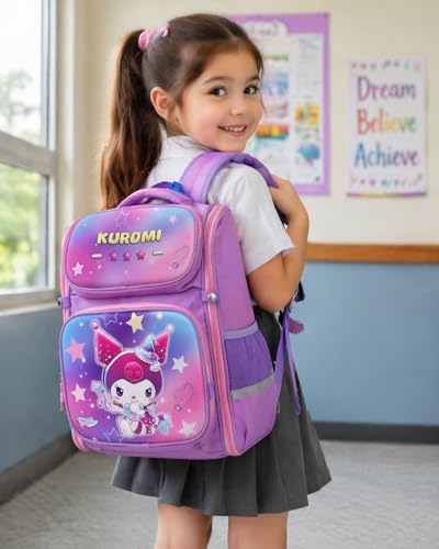 Image of ๐ช๐ข๐ข๐ ๐ญ๐ฌ School Bag for Girls, Stylish ๐ช๐ฎ๐๐ฒ๐ฟ-๐ฅ๐ฒ๐๐ถ๐๐๐ฎ๐ป๐ School Backpacks for ๐๐ถ๐ฟ๐น๐ & ๐๐ผ๐๐, Unisex ๐ญ๐ด ๐๐ป๐ฐ๐ต๐ฒ๐ Large Tution & College Backpack Burden Relief Men & Women