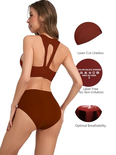 Image of Women Underwear Seamless No Show Full Coverage Briefs Invisible High Waisted Soft Breathable Panties 6 Pack