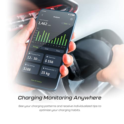 MSI EZgo Type1 (J1772), 40A/9.6Kw, Level 1/2 Portable Charger with NEMA 5-15&NEMA 14-50 Plug, White - image 9