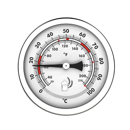 Thermomètre de fermentation de haute précision avec double échelle 120°C