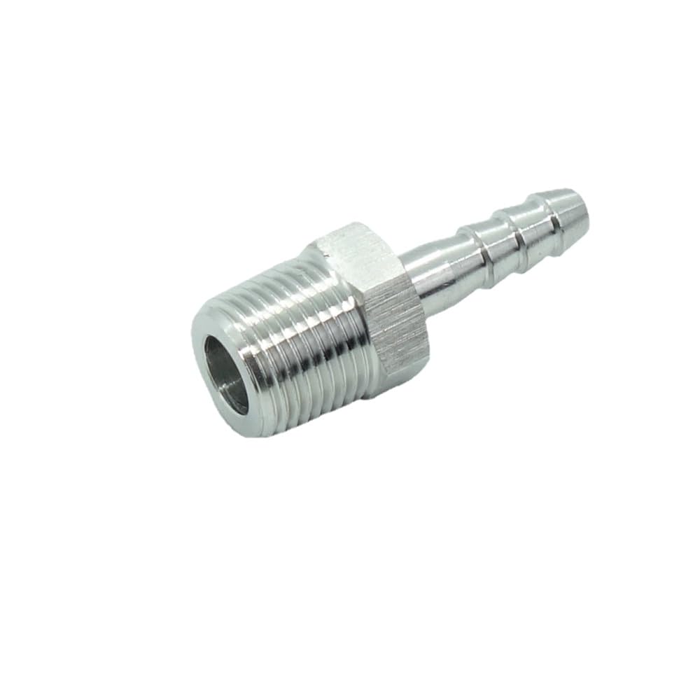 5 Pcs Brass Hose Barb Fittings 1/2" Barb to 1/2 NPT Male Pipe Adapter — view 23