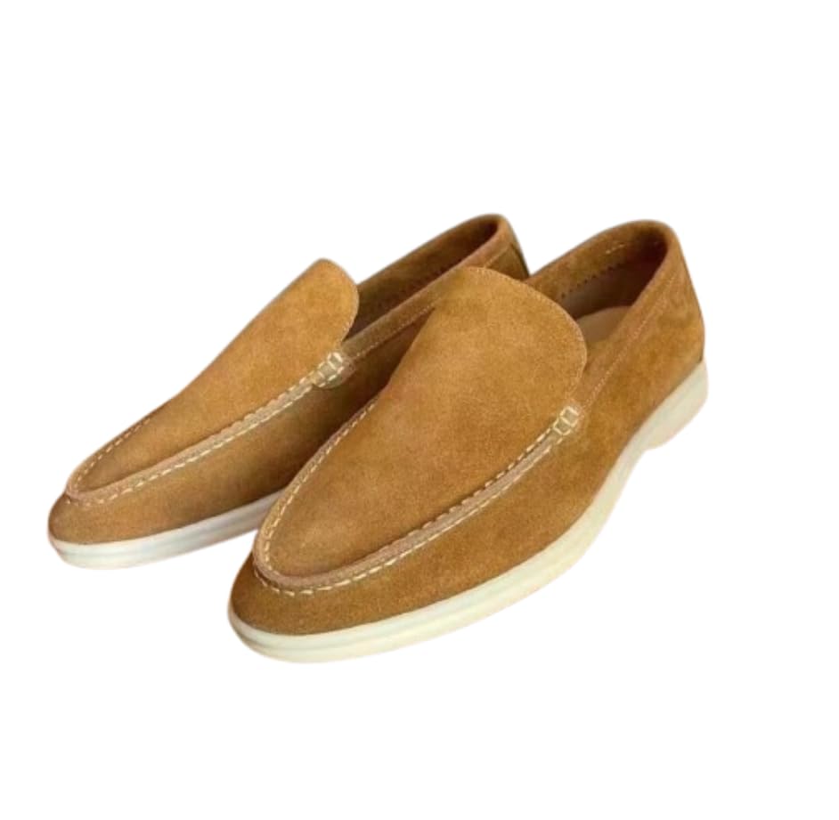 Image of Men's Suede Loafers /Moccasins