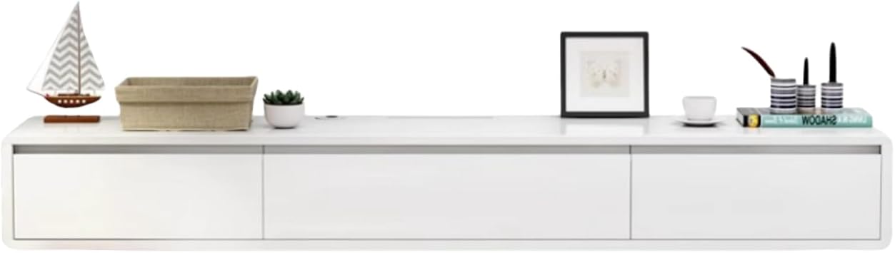 العائمة التلفزيون الوقوف الحائط مركز الترفيه Mueble Flotante بارا التلفزيون الحديثة لغرفة المعيشة الخشب الصلب مع مساحة تخزين للأدراج الأثاث الحد الأدنى المعيشة