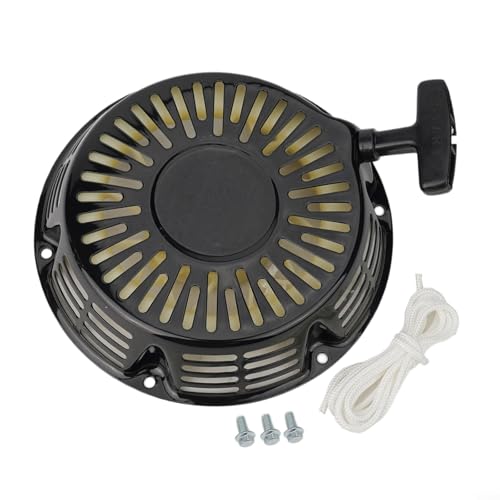 Kivivaka Arrancador de retroceso compatible para motores GX390 13HP 11HP GX620, montaje de arranque negro con perno