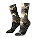 XZDWPY mountains and rivers Unisex Mid-Calf Socks White Polyester Skin-Friendly Moisture-Wicking Fashionable Crew Socks