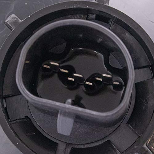 Image of TRQ Driver and Passenger Side Headlight Assembly Set Compatible with 1993-1998 Jeep Grand Cherokee