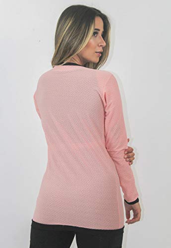 Casaco Fitness Feminino Longo Manga Longa Rosê