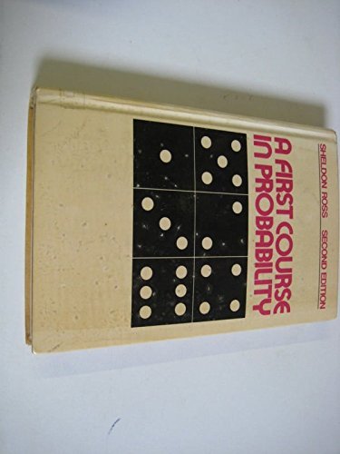 A First Course in Probability 0024039101 Book Cover