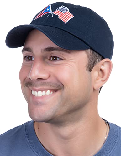 Image of Ann Arbor T-shirt Co. American Friendship Nations Flag Baseball Low Profile Dad Hat for Men Women