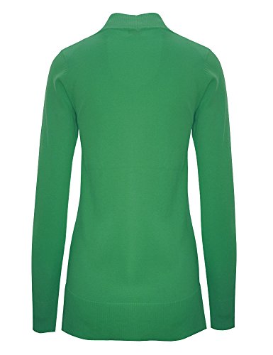 Image of Cielo Women's Solid Basic Open Front Pockets Knit Sweater Cardigan