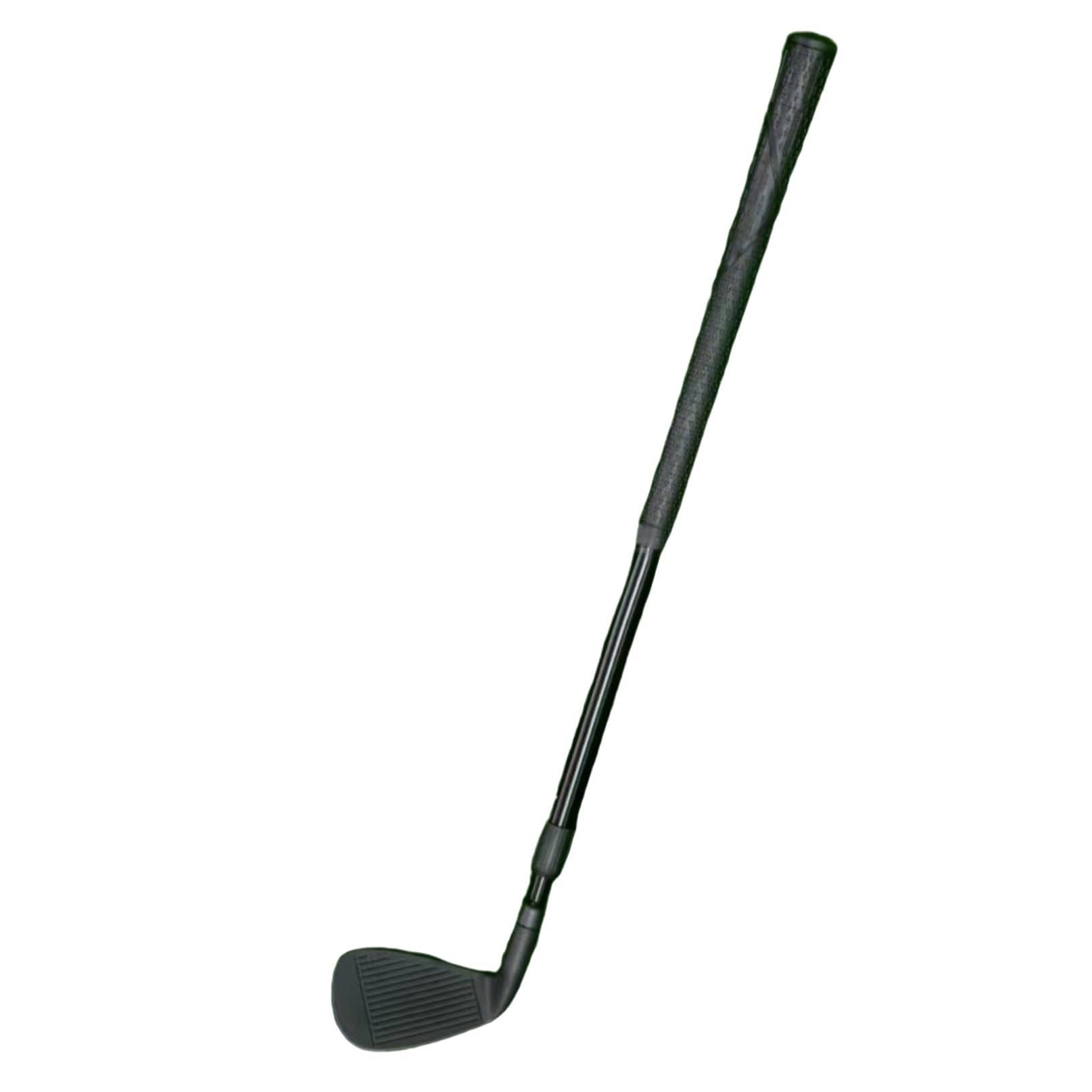Kids Golf 7 Iron Club Adjustable Height Beginner Training Chipping Accessory Black One Size