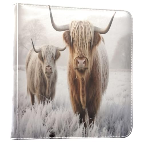 Álbum de fotos autoadhesivo DIY scrapbook FLildon tipo carpeta 3 anillos 40 páginas 8x10 para recuerdos miniatura 1