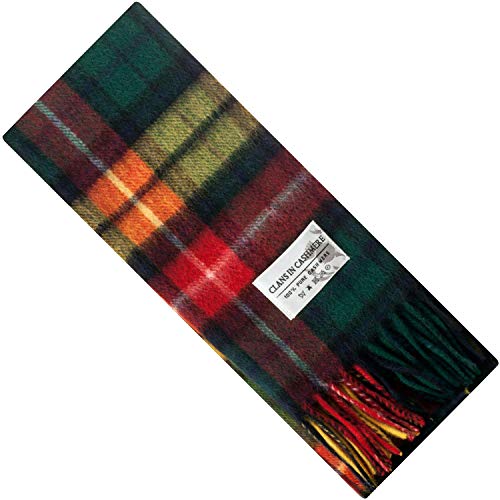Bufanda de cachemira Buchanan Modern ligera chal escocés unisex accesorio de cuello abrigo invierno