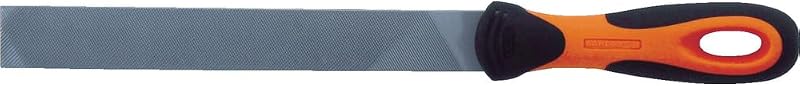 Bahco 1-100-10-1-2 10" Hand with Handle, Cut 1, Gray