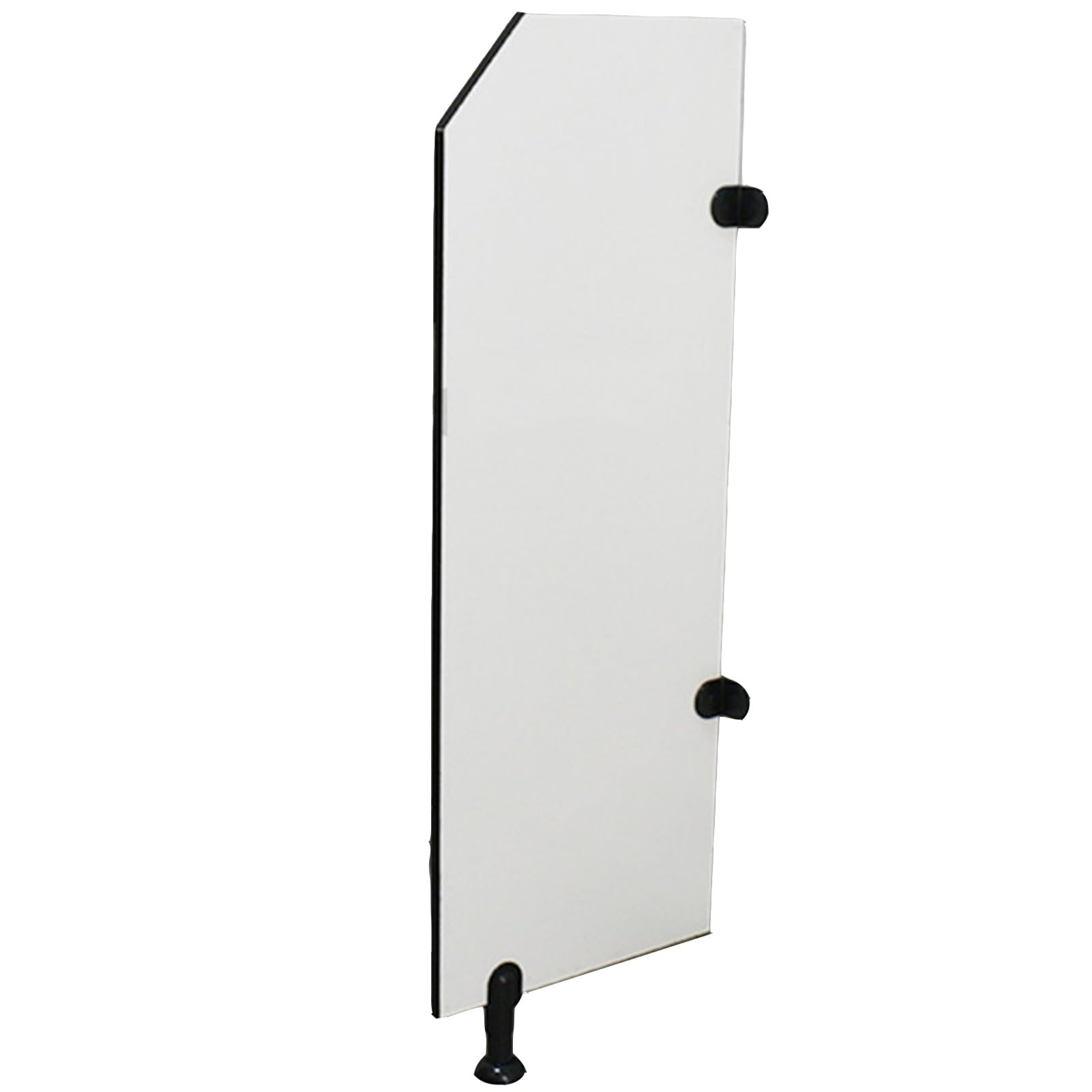 Herren-Urinal-Trennwand aus Stahl – 4 Stück, graue Eckenschutz für öffentliche Toiletten, Hotels, Badezimmer, einfach einzubauen, platzsparend, hygienische Lösung