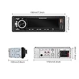 Rimoody Car Radio Bluetooth Car Stereo Single Din 1 DIN Digital FM Audio Music Stereo Car Mp3 Radio Player USB/SD/AUX-IN In-Dash Unit - Image 8