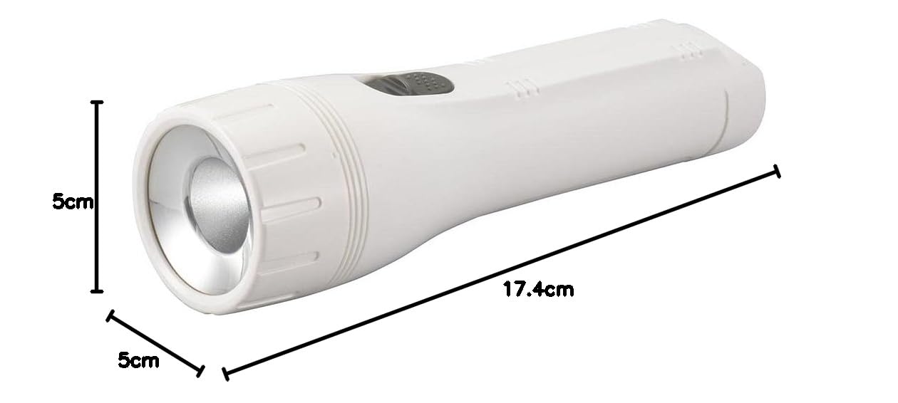 Amazon.co.jp: オーム電機 懐中電灯 LED懐中ライト 58ルーメン 単2形