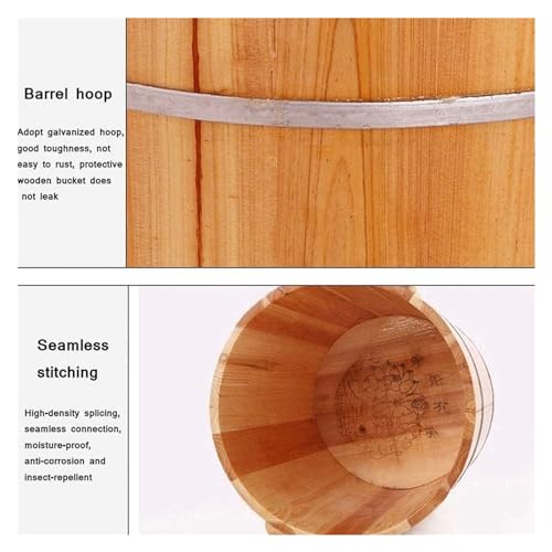 Tina de Pies de Madera Maciza para Masajes y Pedicura miniatura 4