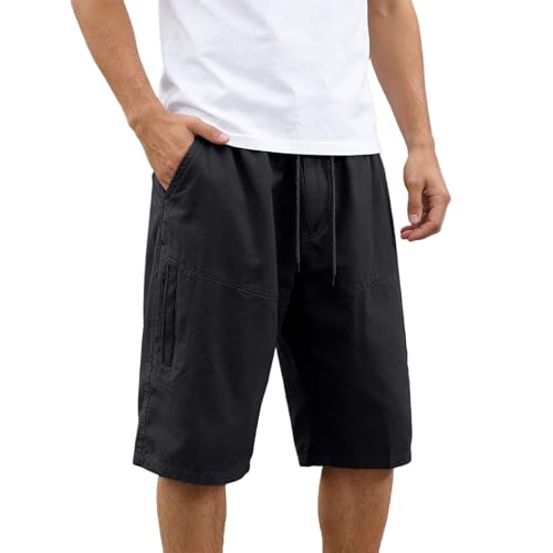 Short cargo pour homme respirant et extensible avec poches