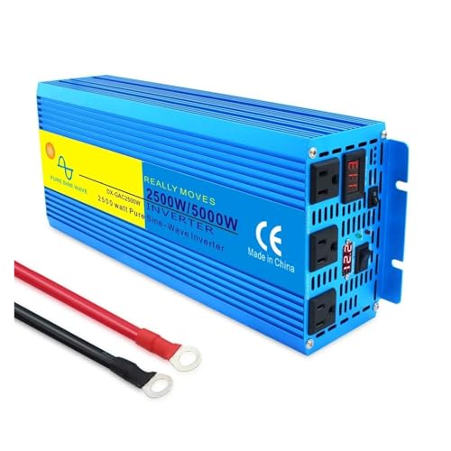 Onduleur onde sinusoïdale 5000W 24V convertisseur de tension