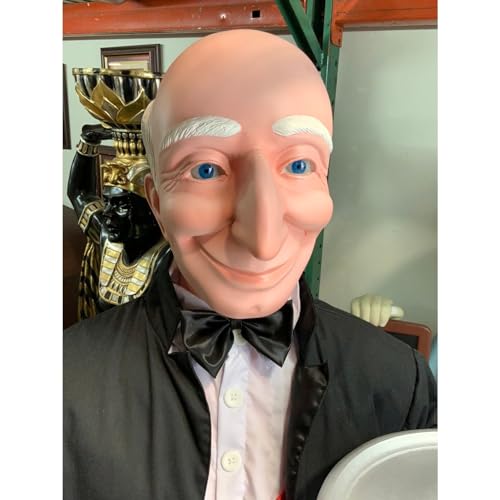Estatua de resina tamaño real de mayordomo para decoración miniatura 5