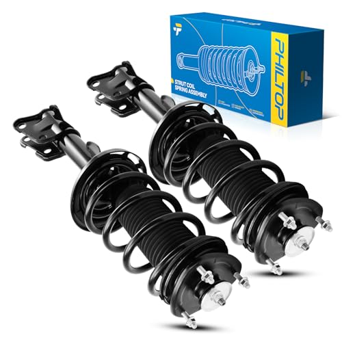 Image of PHILTOP Front Struts Shock for MDX 2007-2013, ZDX 2010-2013, Shock Absorber 172433 /172434, Struts with Coil Spring SAA888 2 Pcs