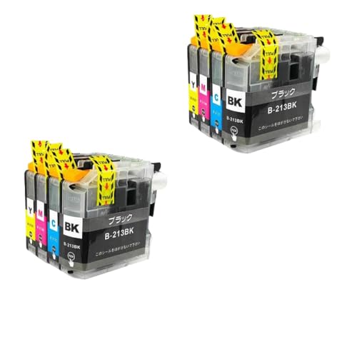 Cartouche d'encre compatible LC213 pour imprimante MFCJ4720N et J4725N (8 pièces)