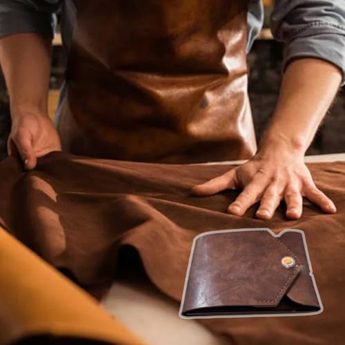 Vintage Handmade Leather Wallet,Vintage Handmade Leather Wallet With Pen,Multifunctional Compact Wallets,Vintages Handmades Leathers Wallets Shape Walletes & Pen (2)2