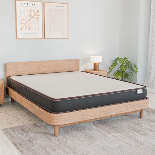 Image of Nilkamal SLEEP Lite Dual Comfort 4 Inch Mattress | 10 Year Warranty | Reversible Design | Soft & Firm Sides | Superior HD Foam | Breathable Knitted Fabric | Bed Mattress | Double Size (72 x 48 x 4)