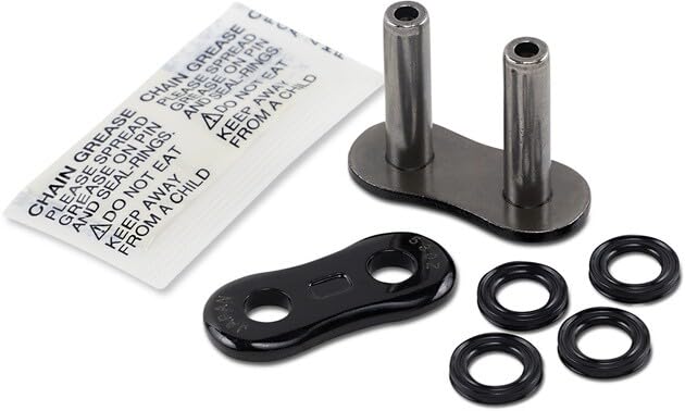 ATV&UTV Replace Parts & Accessories for EK 530 Z3D Series Quadra X-Ring Chain MLJ Rivet-Type Master Link Black Mod-BBM45-FV11336