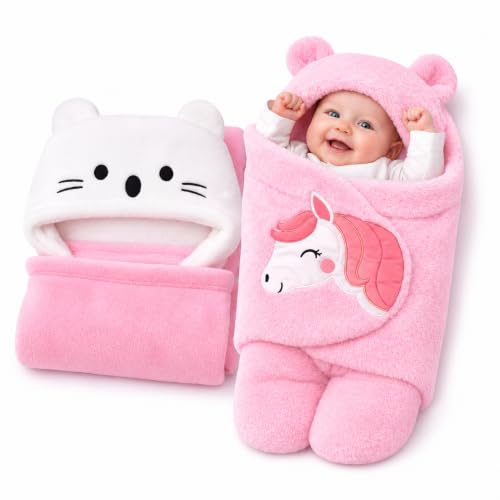 Image of First Kick Baby Blanket Newborn Combo Gift Pack of Swaddle Wrapper & Baby Bath Towel, 0-9 Months, Length 68 cm x Width 68 cm, Pack of 2 Pcs.