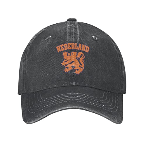 Gorra trucker de mezclilla para hombre y mujer negra miniatura 2