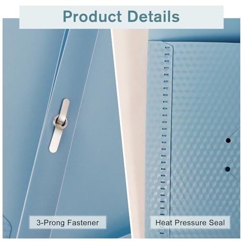 50% Off Plastic Folders with Pockets & Prongs - 6 Pack