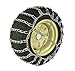 The ROP Shop Pair of 2 Link Tire Chains & Tensioners 23x10.5x12 for Snow Blowers, Lawn & Garden Tractors, Mowers & Riders, UTV, ATV, 4-Wheelers, Utility Vehicles