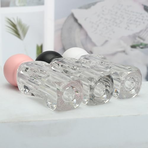 COSIDEA 18pcs Empty 3.5ml Black ball shape lip gloss tubes with clear wand deo foot brush lipgloss tube container for lip oil4