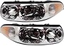 Garage-Pro Headlight Assembly Compatible with 2000-2005 Buick LeSabre Halogen, Composite, with Cornering/Marker Lamp, FWD, Custom Model, Set of 2, Driver and Passenger Side