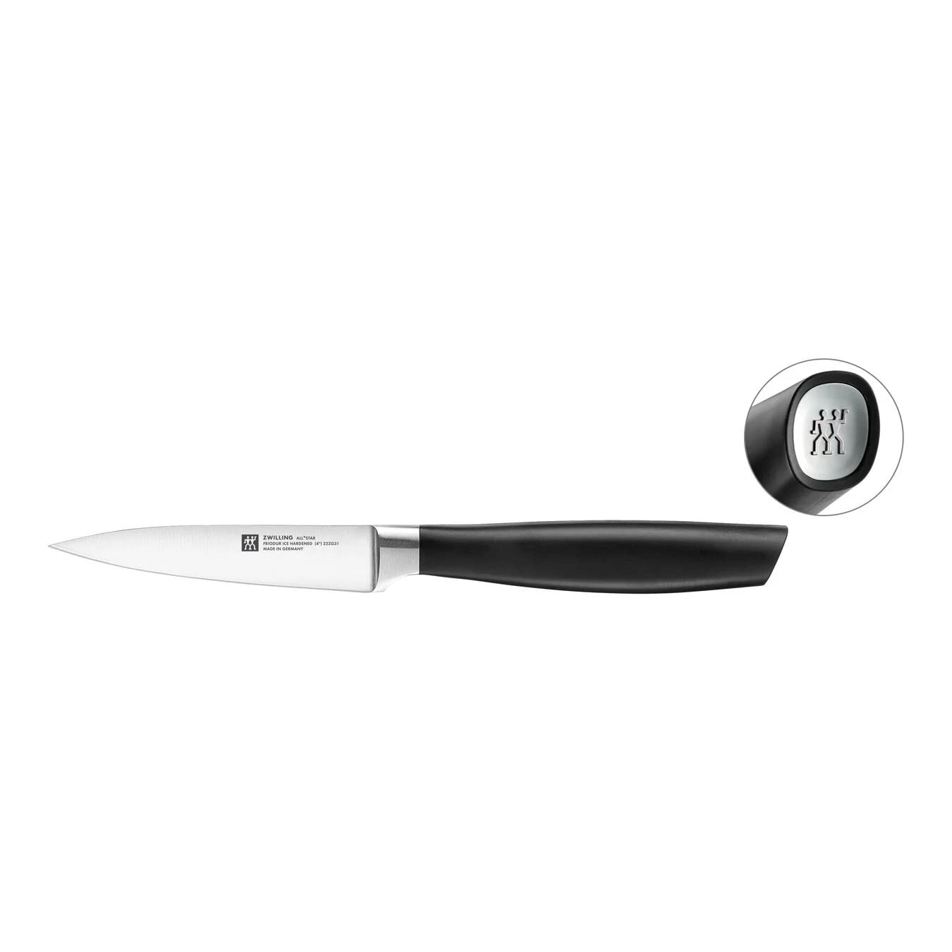 Zwilling All * Star Spick & Garniermesser Küchenmesser 10 cm, Silber FRIODUR Klinge